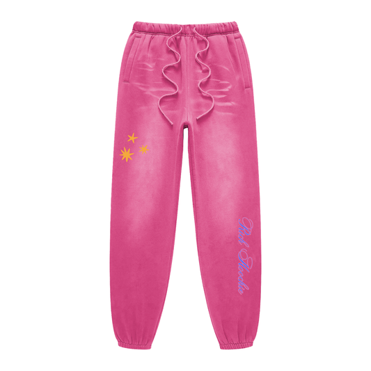 Rose Pink Sunfade Sweatpants