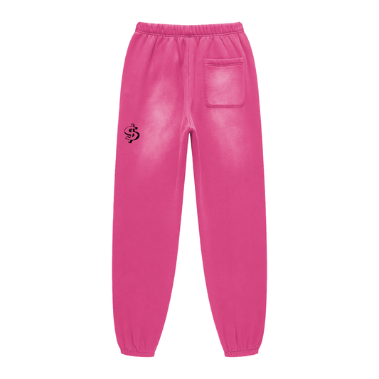 Rose Pink Sunfade Sweatpants