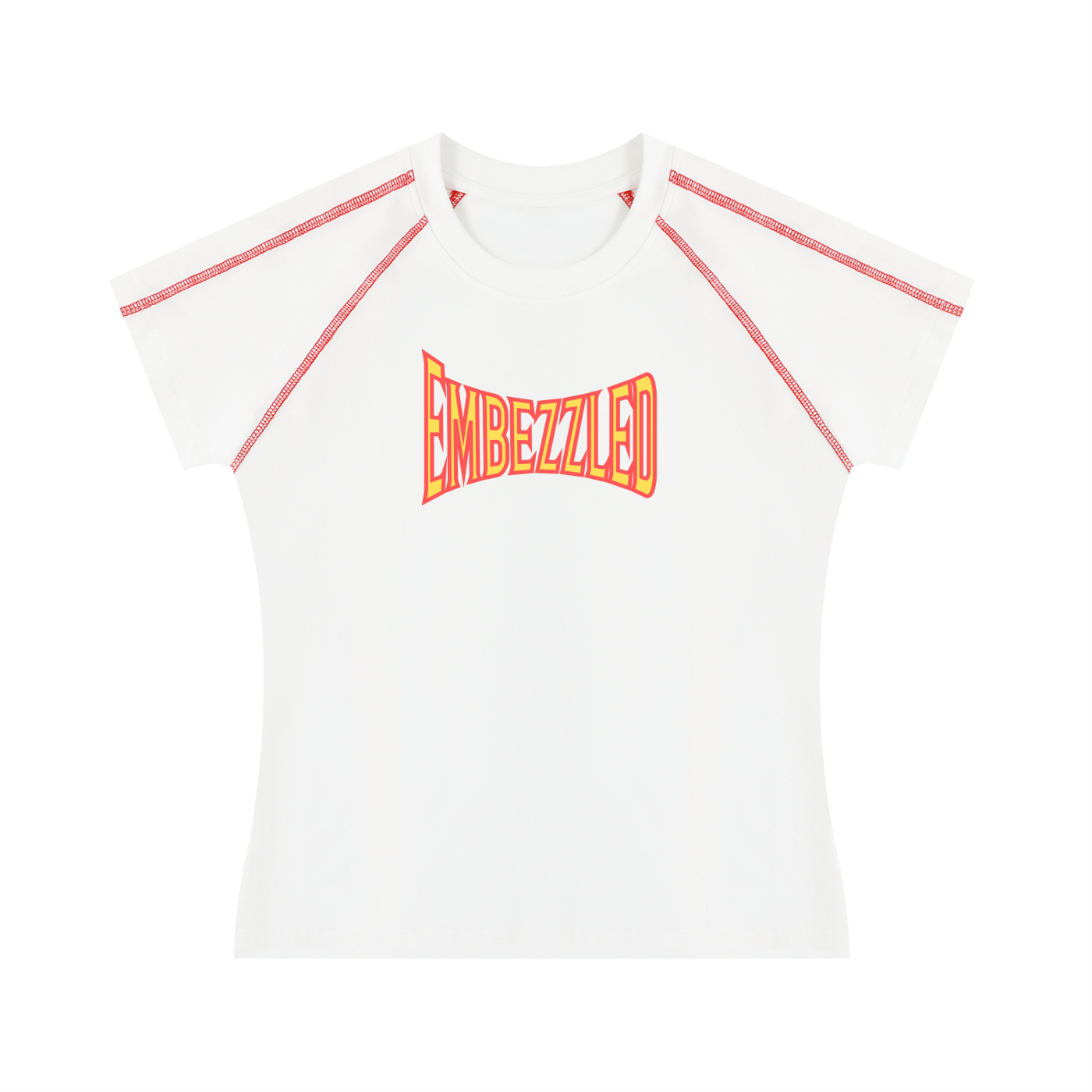 Embezzled Contrast Stitch Tee